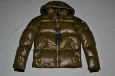 AUTHENTIC MACKAGE KENT LUSTROUS LIGHT DOWN JACKET HOOD ARMY GREEN MEN BRAND NEW