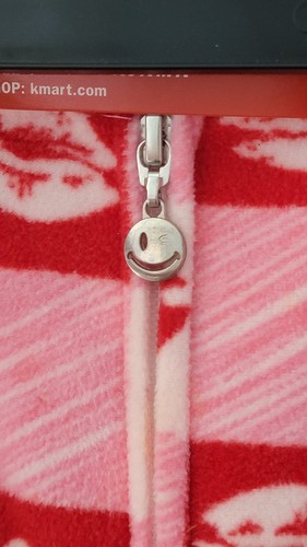 Joe Boxer Womens Footie Pajamas Pink Red Lips One Piece Sleepwear Size XL - Picture 10 of 24