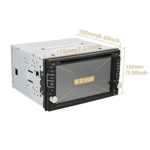 Fit Radio 6.2 Inch Car MP5 DVD Player FM Audio 2 DIN Stereo Touch Screen USB 4.0 - Picture 3 of 9