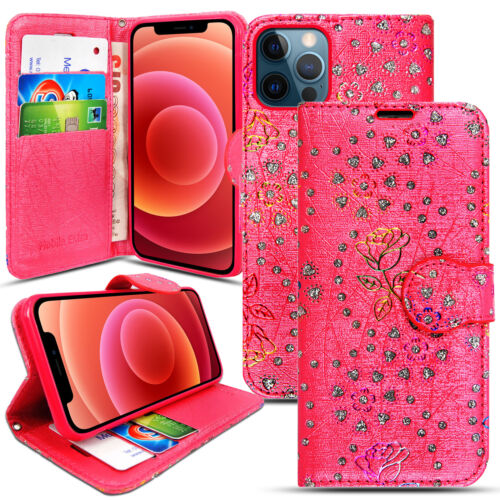 Case For iPhone 16 Pro Max 15 14 11 13 12Mini 16e 2025 Leather Flip Wallet Cover - Zdjęcie 13 z 14