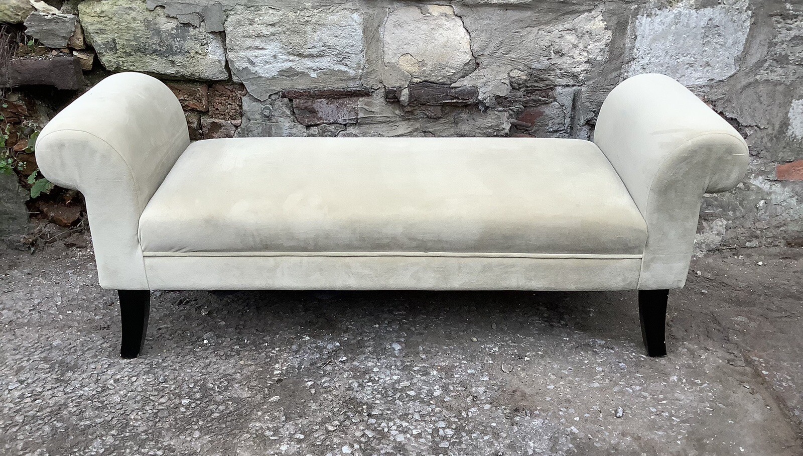 HOMESENSE CHAISE FRENCH SHABBY CHIC STYLE LONG BENCH SEAT eBay