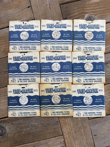 Vintage View Master Reels Sawyer's Am. Southwest AZ, CO, NM, ID, Desert Lot of 9
