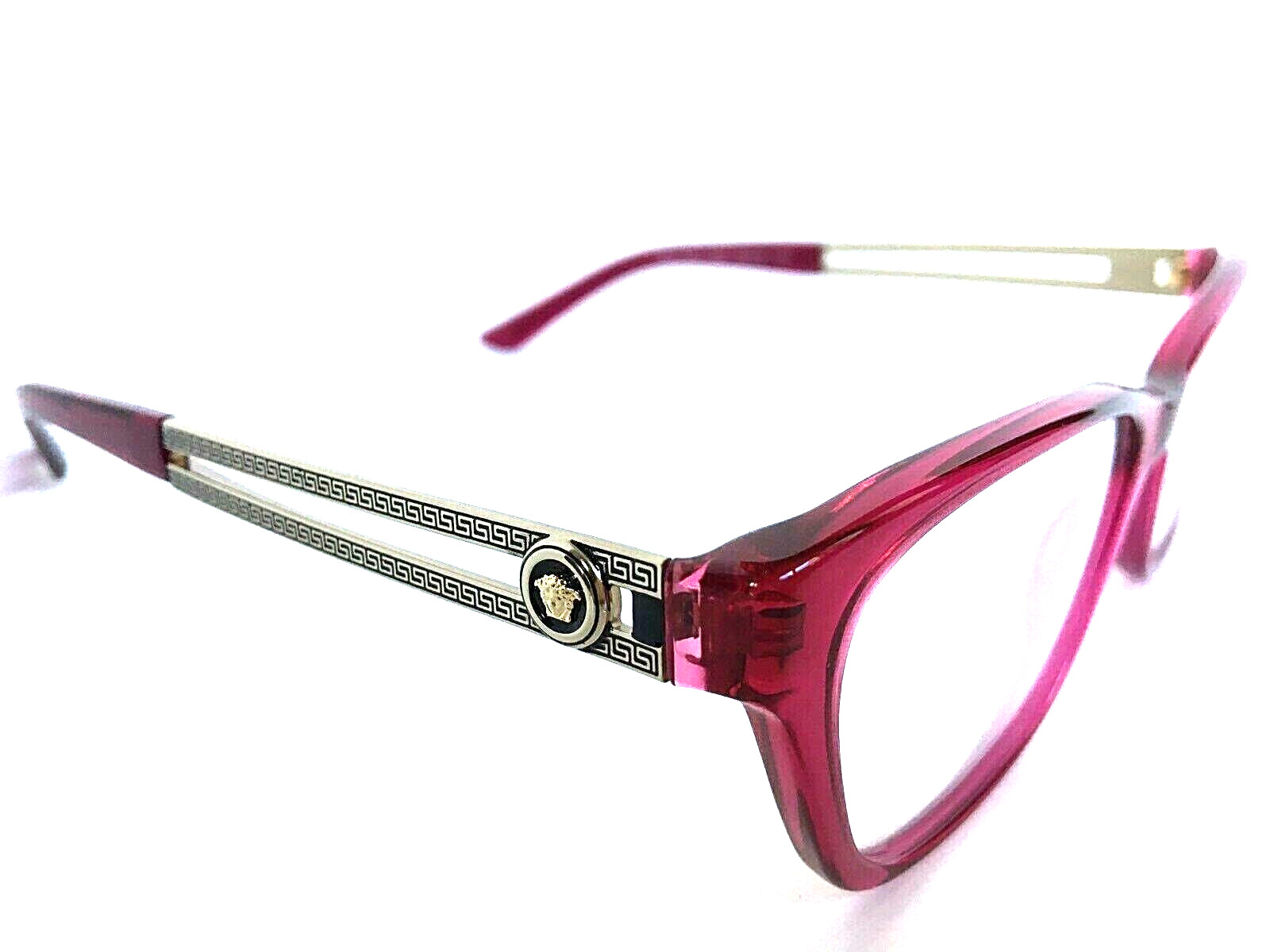 Authentic Versace Mod. 3220 5097 Violet 54mm Cat Eye Women's Eyeglasses Frame thumbnail 7