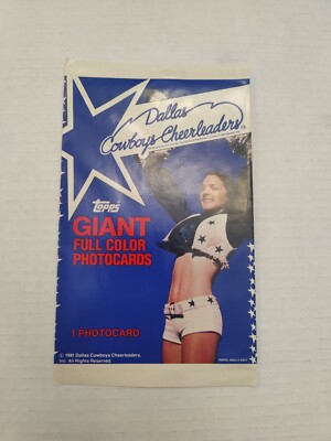Dallas cheerleader giant full color photocards 1981 originals sealed | eBay