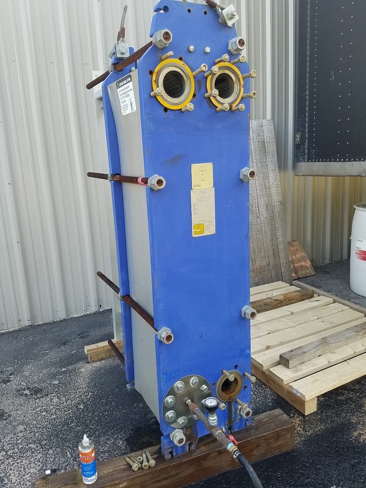 Alfa Laval TL10 Plate Frame Heat Exchanger Stainless Steel 2013 4"in