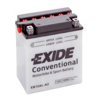 Motorradbatterie Exide EB12AL-A2 YB12AL-A2 12V 12Ah 165A