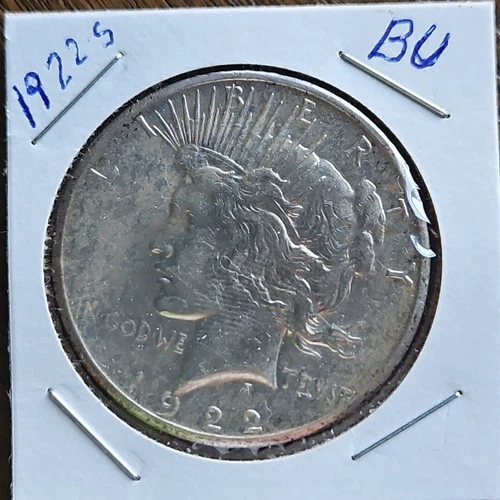 1922-S BU  Silver Peace Dollar