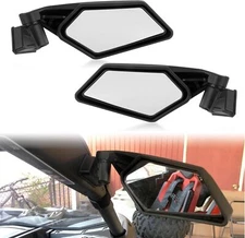 PSLER Maverick X3 UTV Side Rear View Racing Mirrors Adjustment Break-away Fit