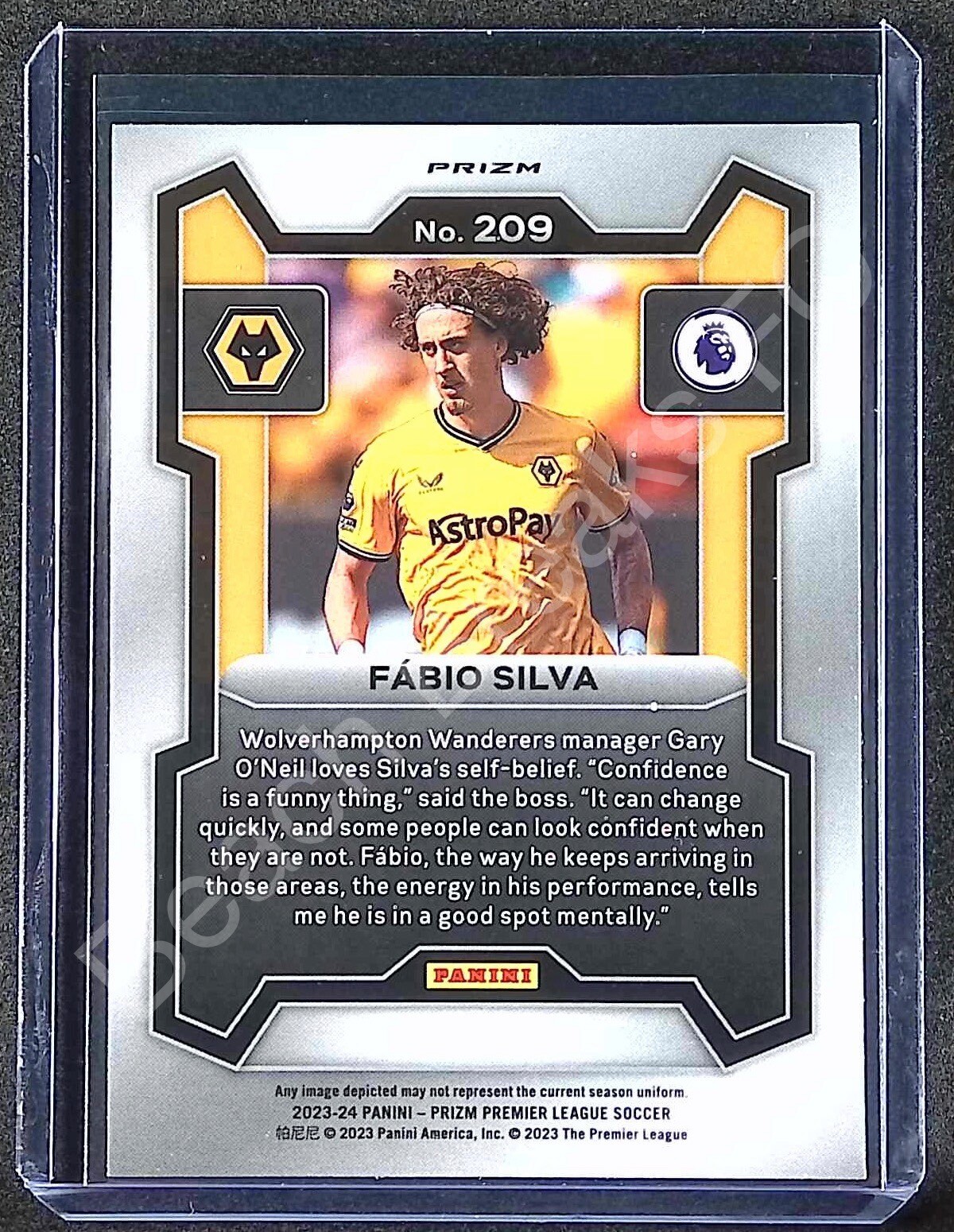 Panini Wolves Fabio Silva WOLVES 2023-24 Panini Prizm Purple | eBay
