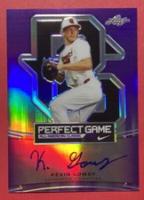 KEVIN GOWDY 2015 Leaf Perfect Game All-American Classic Auto RC Refractor /15