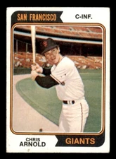 1974 Topps Baseball #432 Chris Arnold GD