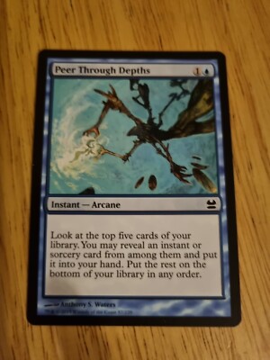 MTG - Peer Through Depths - Modern Masters