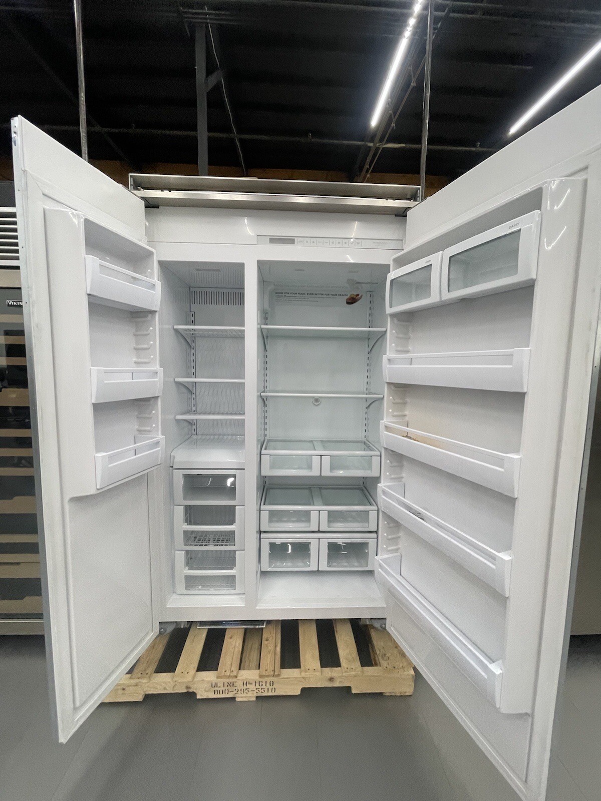 48” Viking Panel Ready Builtin Side by Side Refrigerator NATIONWIDE