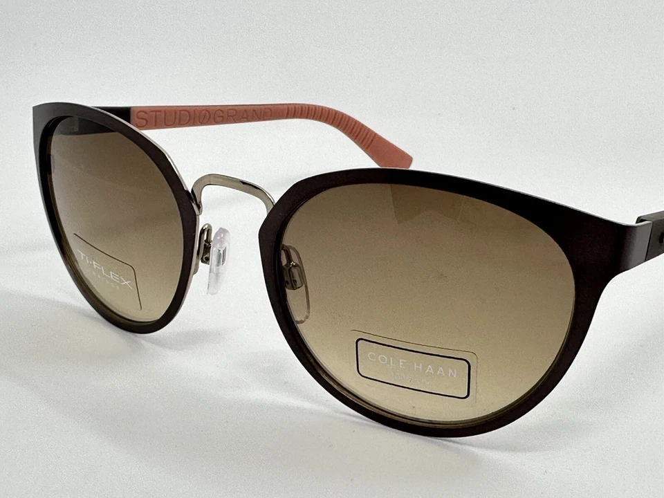 NEW Cole Haan CH7031 210 Brown 51.20.135 Studiøgrand Women’s 100% UV Sunglasses - Image 3 of 4