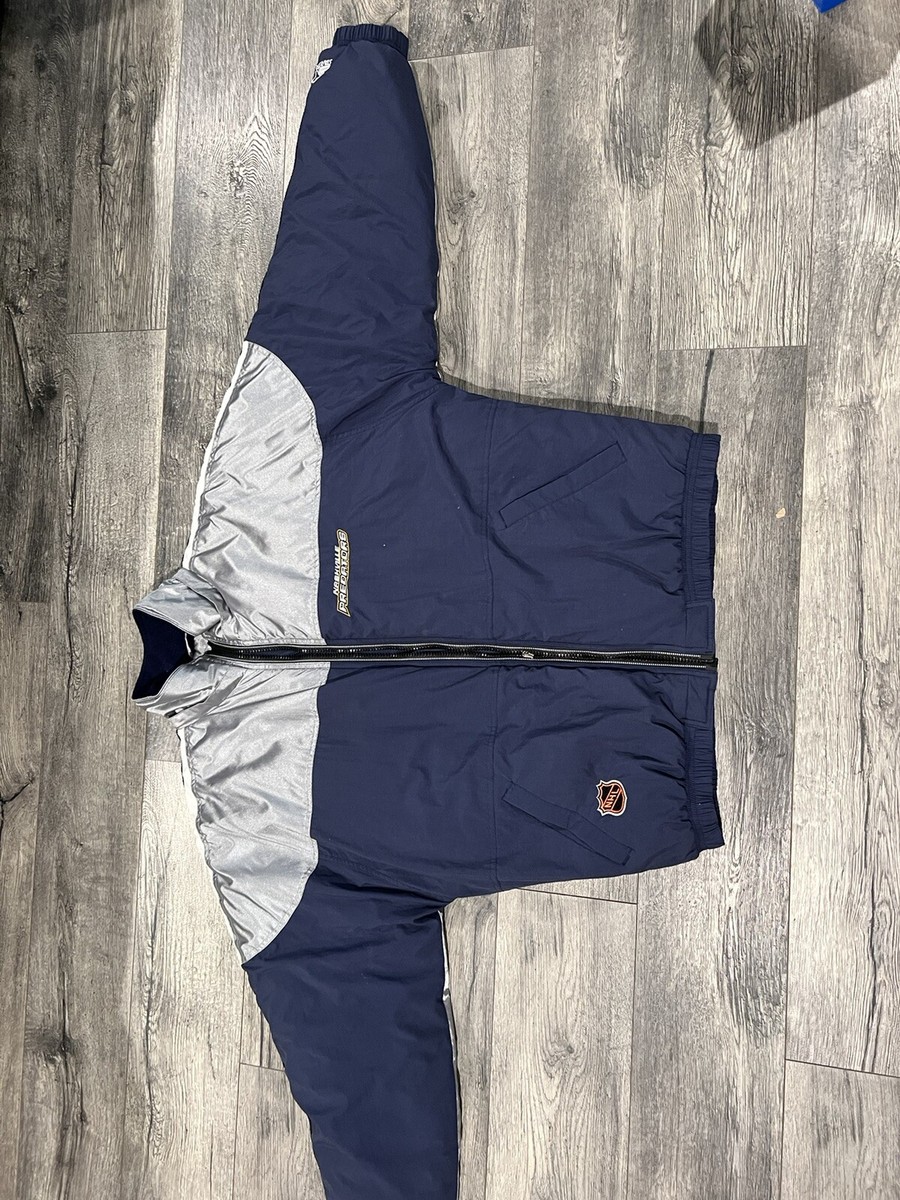 Nashville Predators Starter XL Jacket with Hood - Center Ice