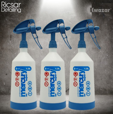 3 x Kwazar Mercury Pro+ 1L Double Action 360 Trigger Spray *GRATIS AM NÄCHSTEN TAG*