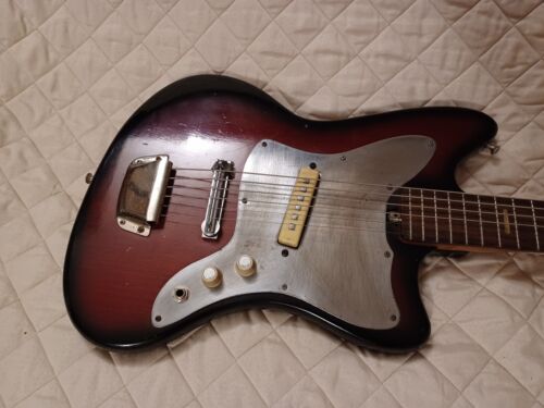 Vintage Guitar Japan Teisco Bobcat '60 Jaguar JazzMaster Chitarra Old Tube Amp - Imagen 1 de 19