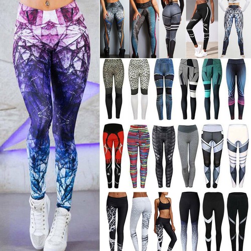 Women 3D Printed Yoga Pants Gym 