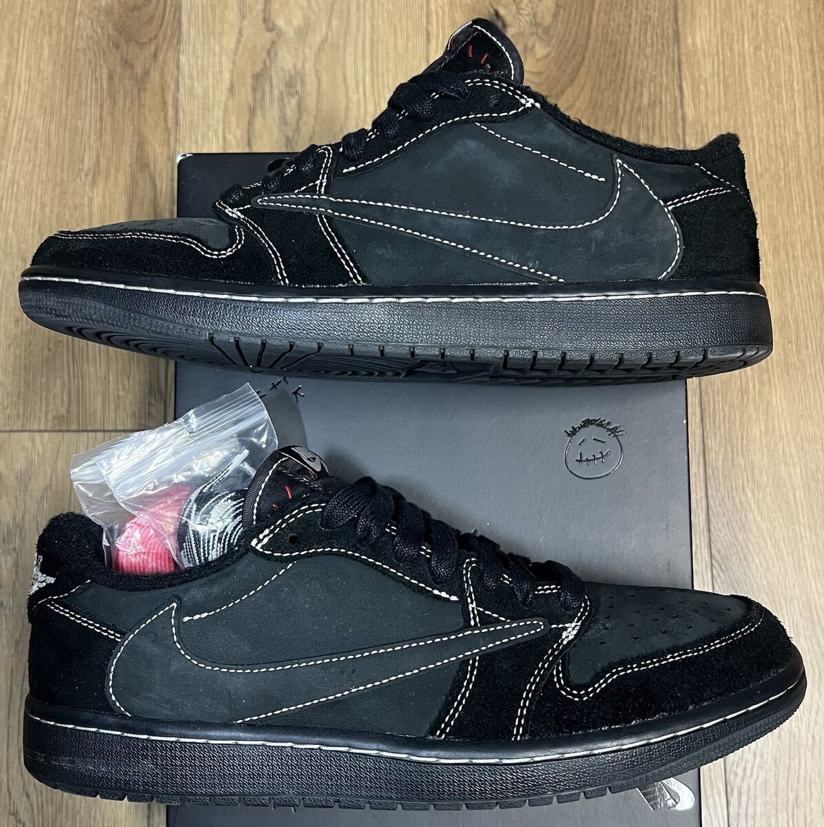 9.5- Travis Scott x Air Jordan 1 Low OG “Black Phantom 9.5- Travis Scott x Air Jordan 1 Low OG “Black Phantom