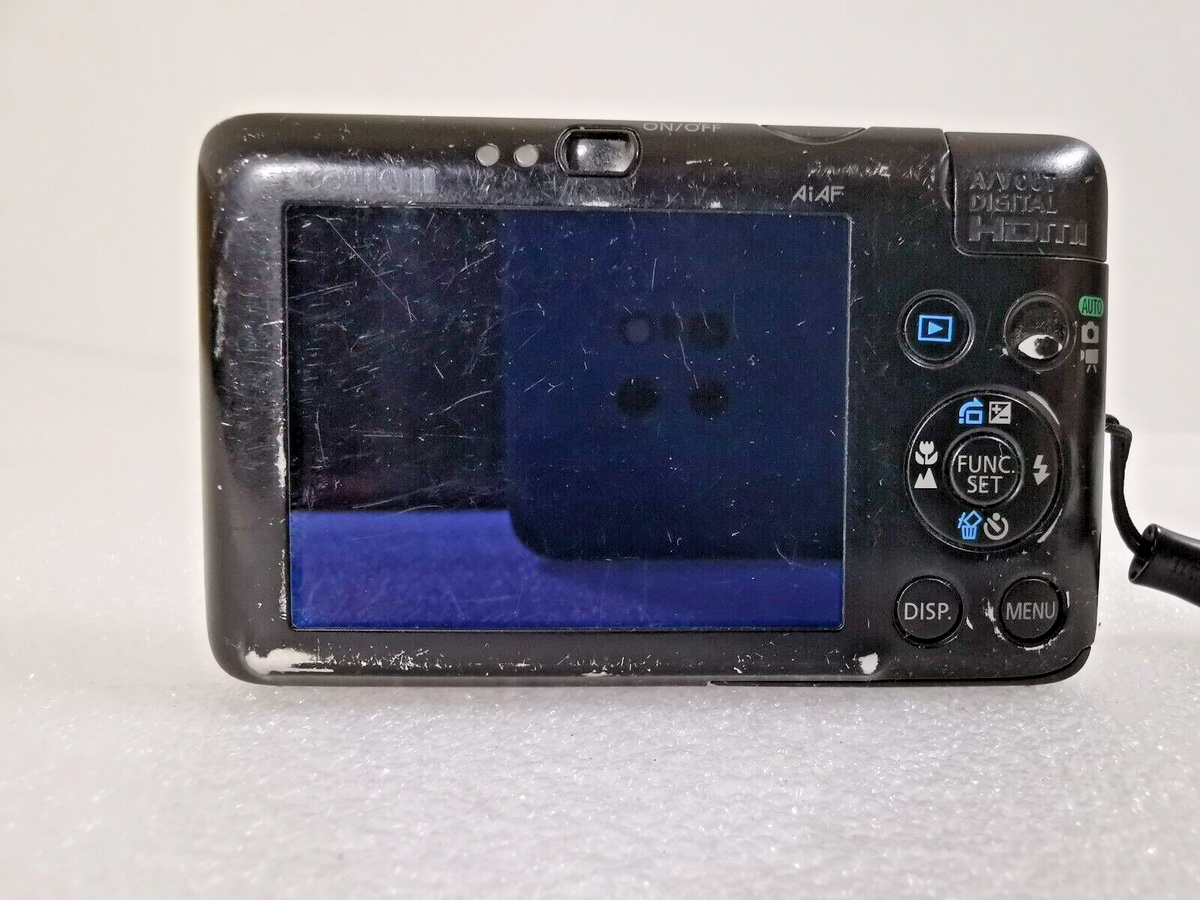 Canon Digital Ixus 100 Is 12.1MP Digital Camera Black | eBay