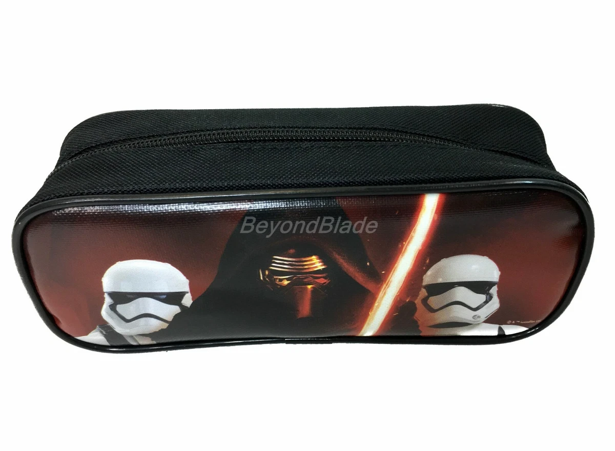 Disney Star Wars Kylo Ren Black Pencil Pouch Zippered Pencil Case Authentic  Bag