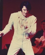 ELVIS PRESLEY Vintage 8x10 Photo, Stamped "Jimmy Velvet" on back