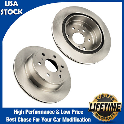 Pair Rear Disc Brake Rotors for GMC Sierra 1500 2010-2013 GMC Yukon 2010-2013