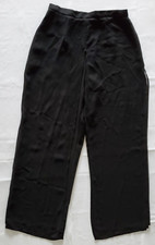 Dressbarn Layered Sheer Dress Pants Women's 12 (31X30) Flowy Black Made in USA