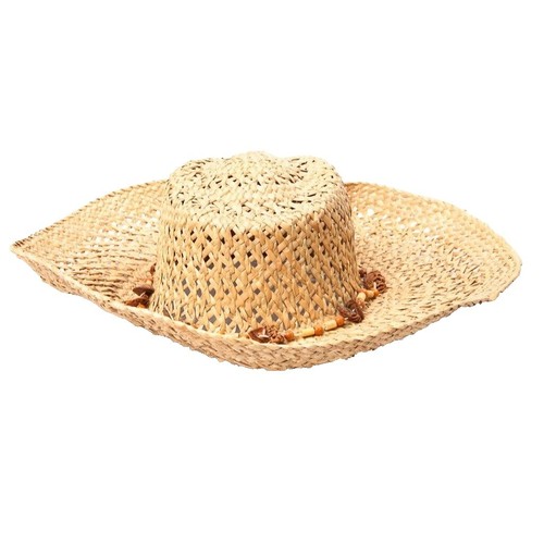Jan Leslie Custom Design Vintage 60s Woven Straw Hat with  display picture 1