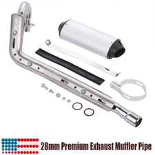 28mm Exhaust Muffler Pipe for 70cc 110cc 125cc Pit Dirt Bike CRF50 XR50 SSR SDG