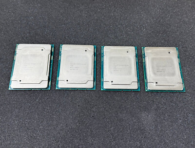 Lot 4 - Intel Xeon Silver 4108 CPU SR3GJ 1.80GHz 8-Core LGA3647 