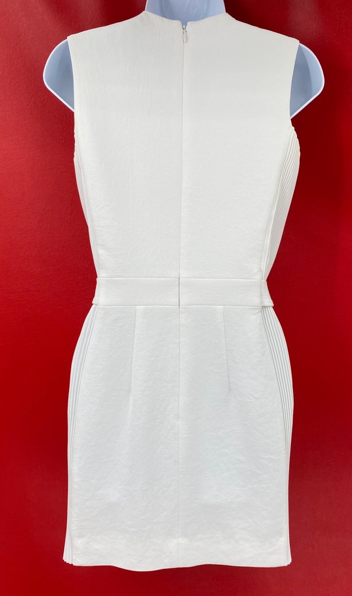 Dion Lee White Knit Sleeveless Corrugated Pleat Mini Dress Size 2 | eBay Dion Lee White Knit Sleeveless Corrugated Pleat Mini Dress Size 2 | eBay