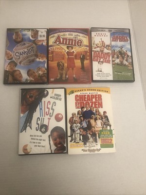 5 Family DVDs, Daddy Day Care/Daddy Day Camp(2013), The Sandlot(1993), Annie 