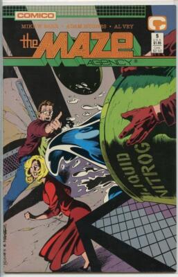 MAZE AGENCY #5, VF/NM, Adam Hughes, Comico, 1988 1989  more in store