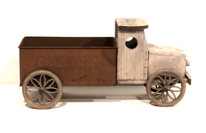 Vintage Rustic Handmade Primitive "GARDEN" Truck Pickup