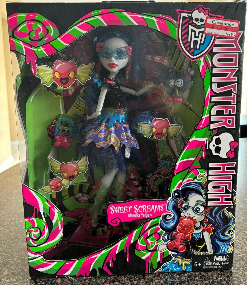 2014 Monster High Sweet Screams Ghoulia Yelps Doll Free