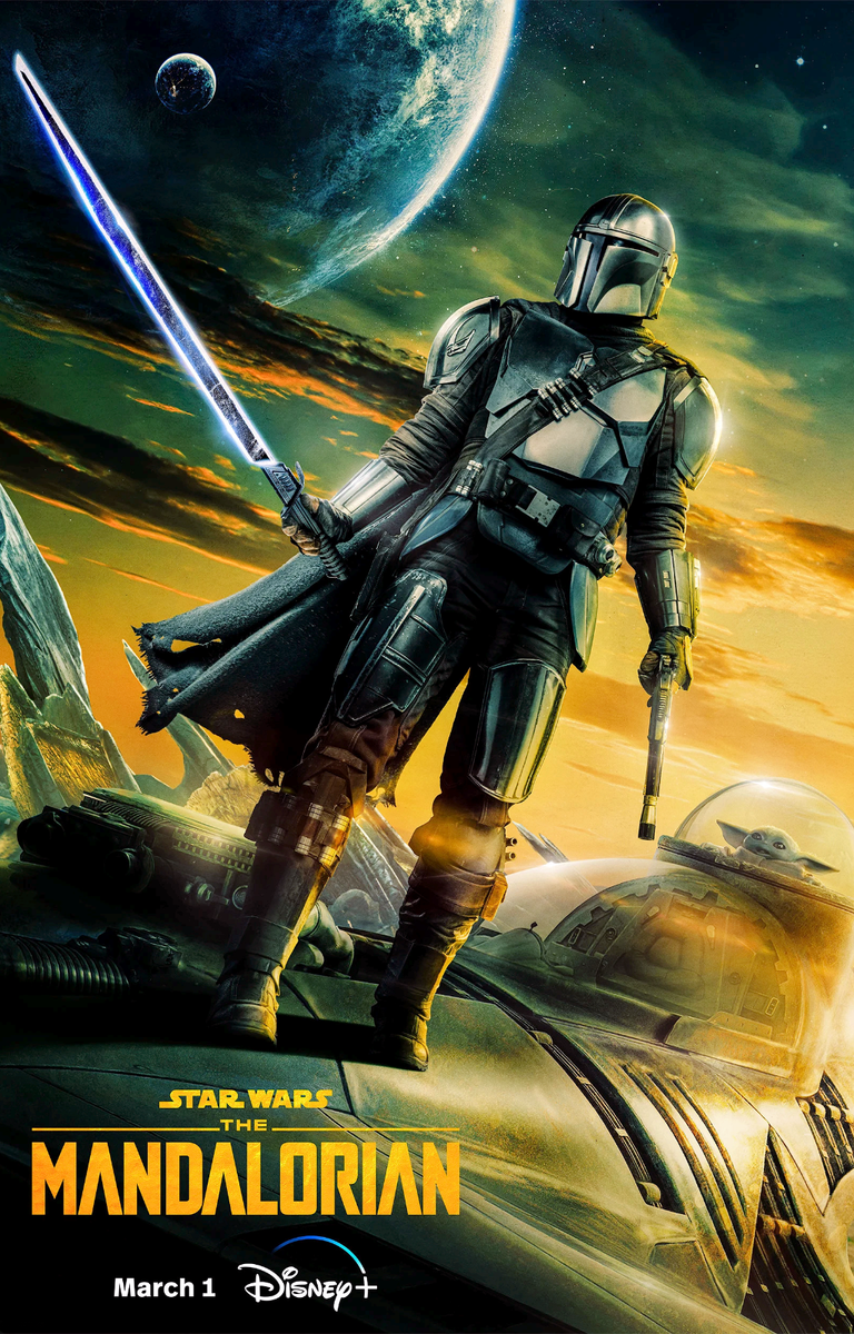 Star Wars The Mandalorian 11x17 Disney Plus TV Series Poster 2019
