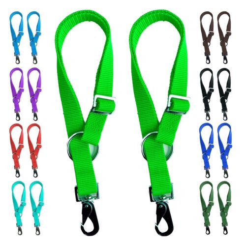 Majestic Ally Pack of 2 Horse Water Bucket Strap Hangers - Adjustable 18” to 30” - Picture 19 of 19