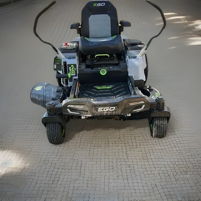 EGO Z6 Electric Riding Mower , Zero Turn, W/4 Batteries, 10 ah. With Charger. 