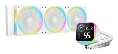 DeepCool LQ360 ULTRA ARGB Flüssigkeitskühlung 360mm 3x120mm Intel/AMD LCD