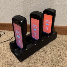 Lot of 3 Toast Go 2 Handheld POS Tablets TG200 with Charging Dock