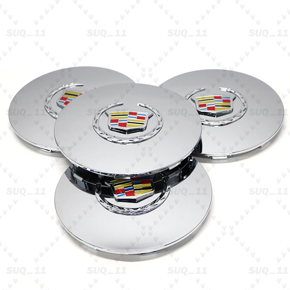 4PCS Polished Chrome Wheel Hub Caps For 2003-2006 Escalade ESV EXT 197mm Foto 2 de 3