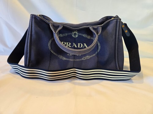 Authentic Prada  Canapa Tote Bag