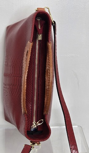 Ameri Leather Doctors Handbag Crossbody Red - Picture 5 of 10