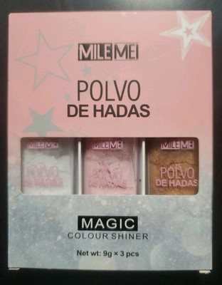 MileMei 3 Color Polvo De Hadas Fairy Dust Highlight Patting Powder Full Body NEW