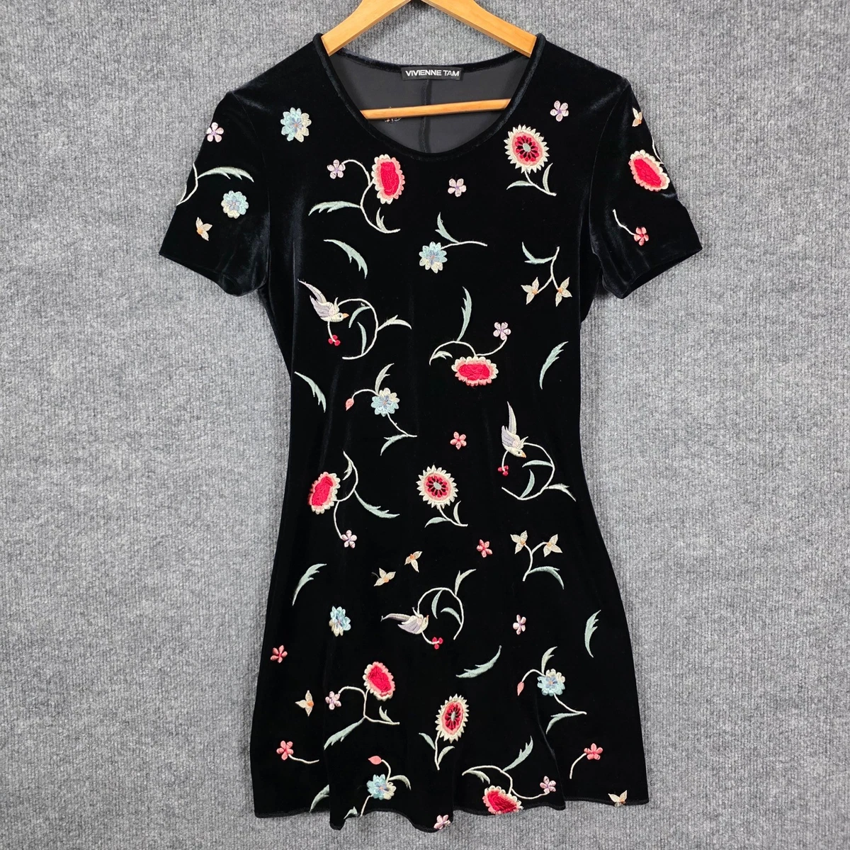 VIVIENNE TAM Chinoiserie flower dress ヴィヴィアンタム シノワズリ