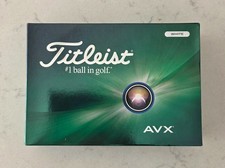 ONE DOZEN Titleist AVX GOLF BALLS - WHITE - BRAND NEW