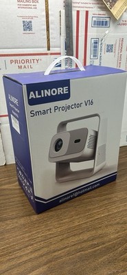 Smart Projector WiFi Bluetooth 1080P Auto Focus Keystone 4K Decode Home Theater