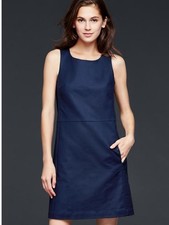 GAP Navy Sleeveless Shift Dress - Sz 10