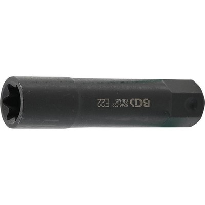 BGS 5246-E22 Steckschlüssel-Einsatz E-Profil extra lang Antrieb Außensechskant